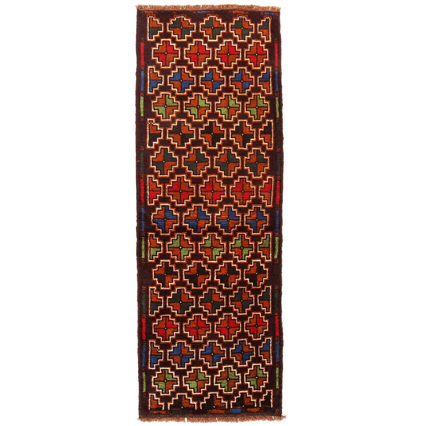 Authentic Tribal Baluchi Runner 2' 1" x 6' 7" - No. AL92685