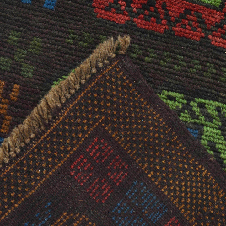 Hand-Knotted Baluchi Runner Rug 2' 4" x 9' 6" - No. AL16827