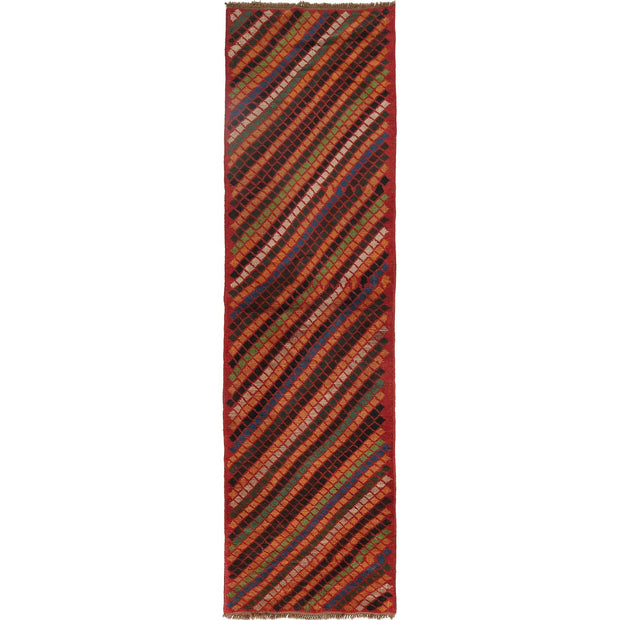 Hand-Knotted Baluchi Runner Rug 2' 8" x 9' 11" - No. AL99867