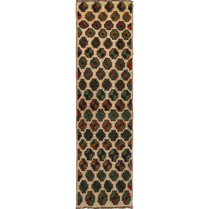 Hand-Knotted Baluchi Runner Rug 2' 7" x 9' 7" - No. AL47795