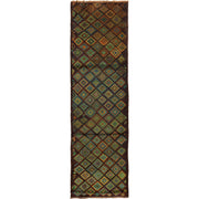 Hand-Knotted Baluchi Runner Rug 2' 9" x 9' 9" - No. AL44044