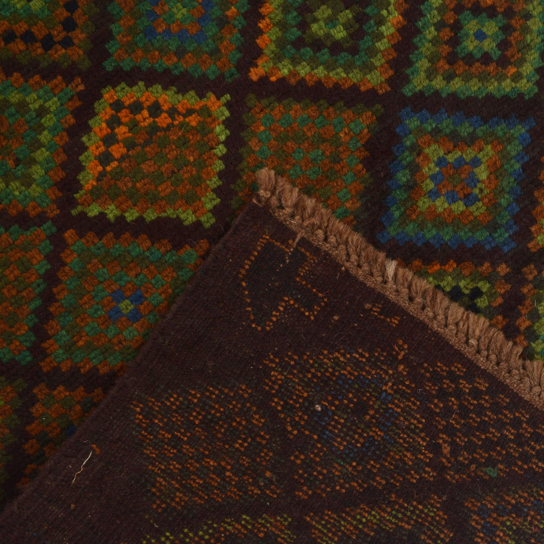 Hand-Knotted Baluchi Runner Rug 2' 9" x 9' 9" - No. AL44044