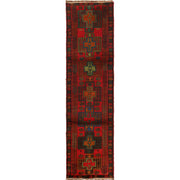 Hand-Knotted Baluchi Runner Rug 2' 7" x 10' 1" - No. AL70920
