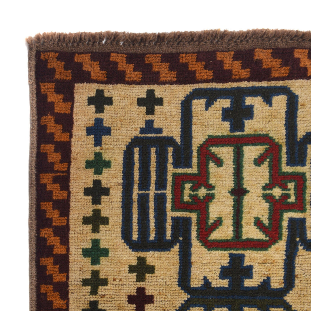 Hand-Knotted Baluchi Runner Rug 2' 7" x 9' 3" - No. AL29334