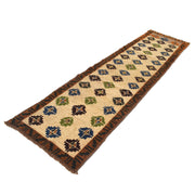 Hand-Knotted Baluchi Runner Rug 2' 6" x 9' 6" - No. AL63801