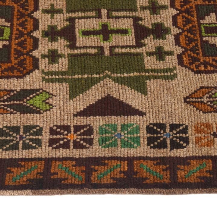 Hand-Knotted Baluchi Runner Rug 2' 8" x 9' 6" - No. AL31452