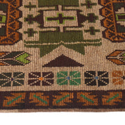 Hand-Knotted Baluchi Runner Rug 2' 8" x 9' 6" - No. AL31452