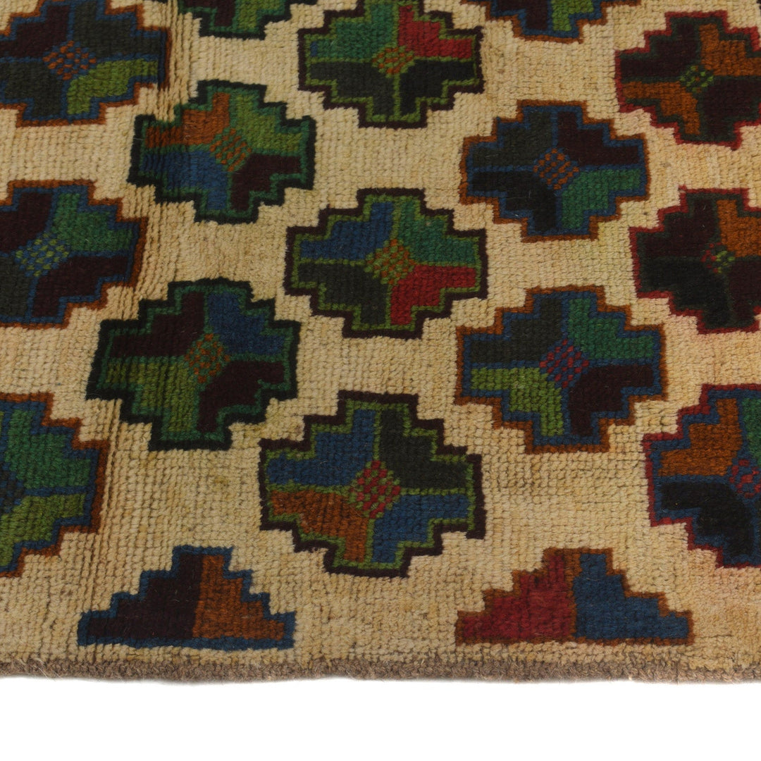Hand-Knotted Baluchi Runner Rug 2' 7" x 9' 11" - No. AL93120