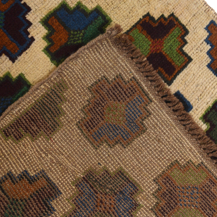 Hand-Knotted Baluchi Runner Rug 2' 7" x 9' 11" - No. AL93120