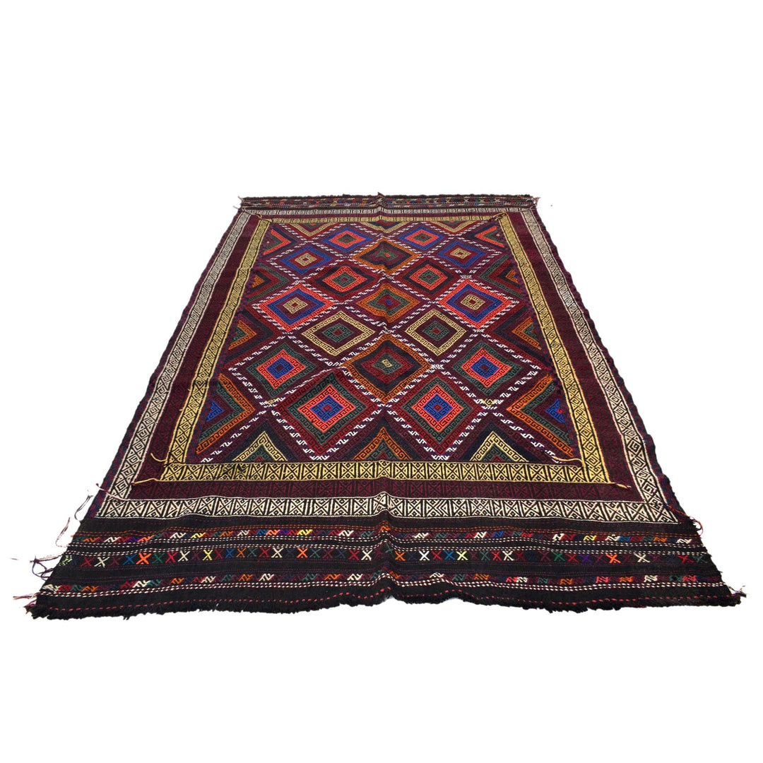 Handmade Flatweave Kilim 5' 7" x 9' 3" - No. AL26758