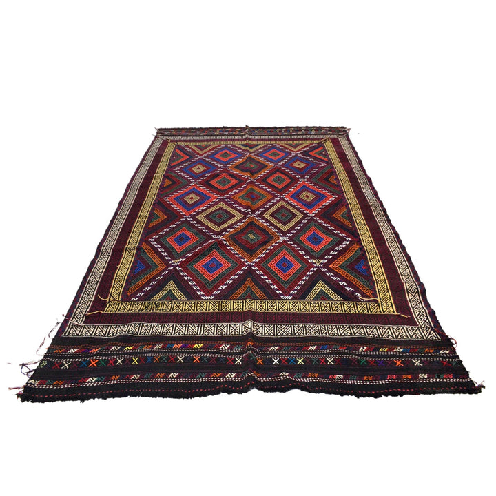 Handmade Flatweave Kilim 5' 7" x 9' 3" - No. AL26758