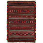 Handmade Flatweave Kilim 4' 8" x 7' 1" - No. AL90475