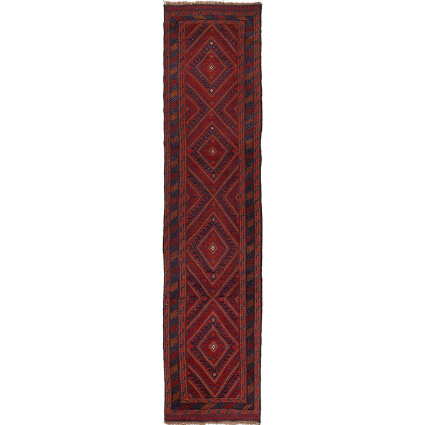 Hand Knotted Mashwani Runner 2' 7" x 12' 4" - No. AL57475