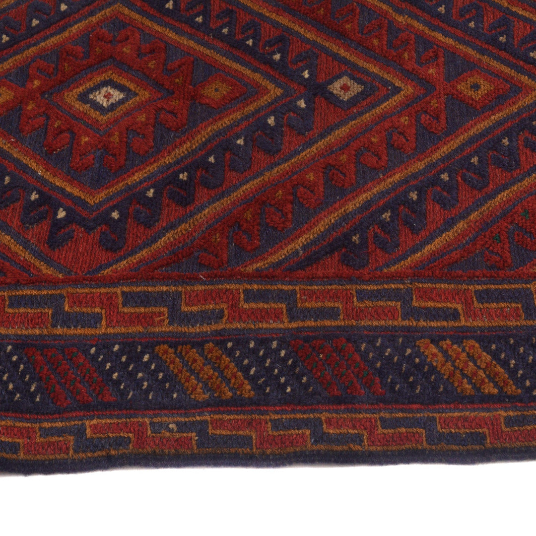 Hand Knotted Mashwani Runner 2' 7" x 12' 4" - No. AL57475