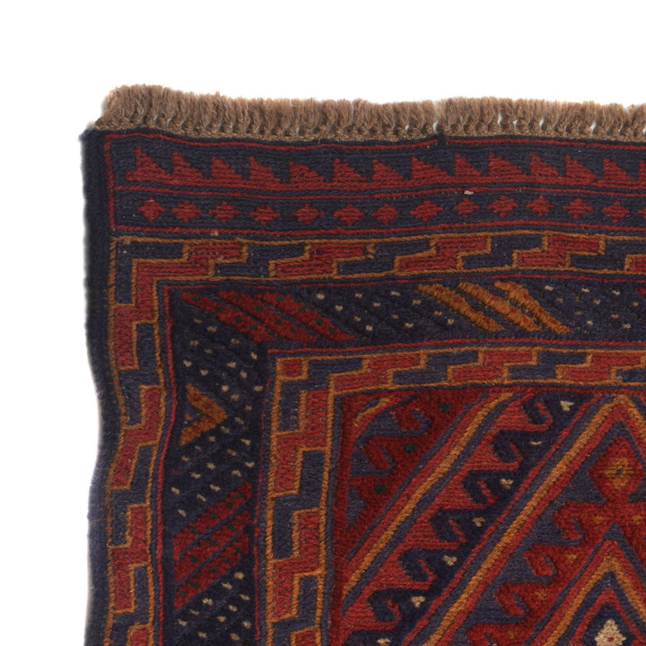 Hand Knotted Mashwani Runner 2' 7" x 12' 4" - No. AL57475