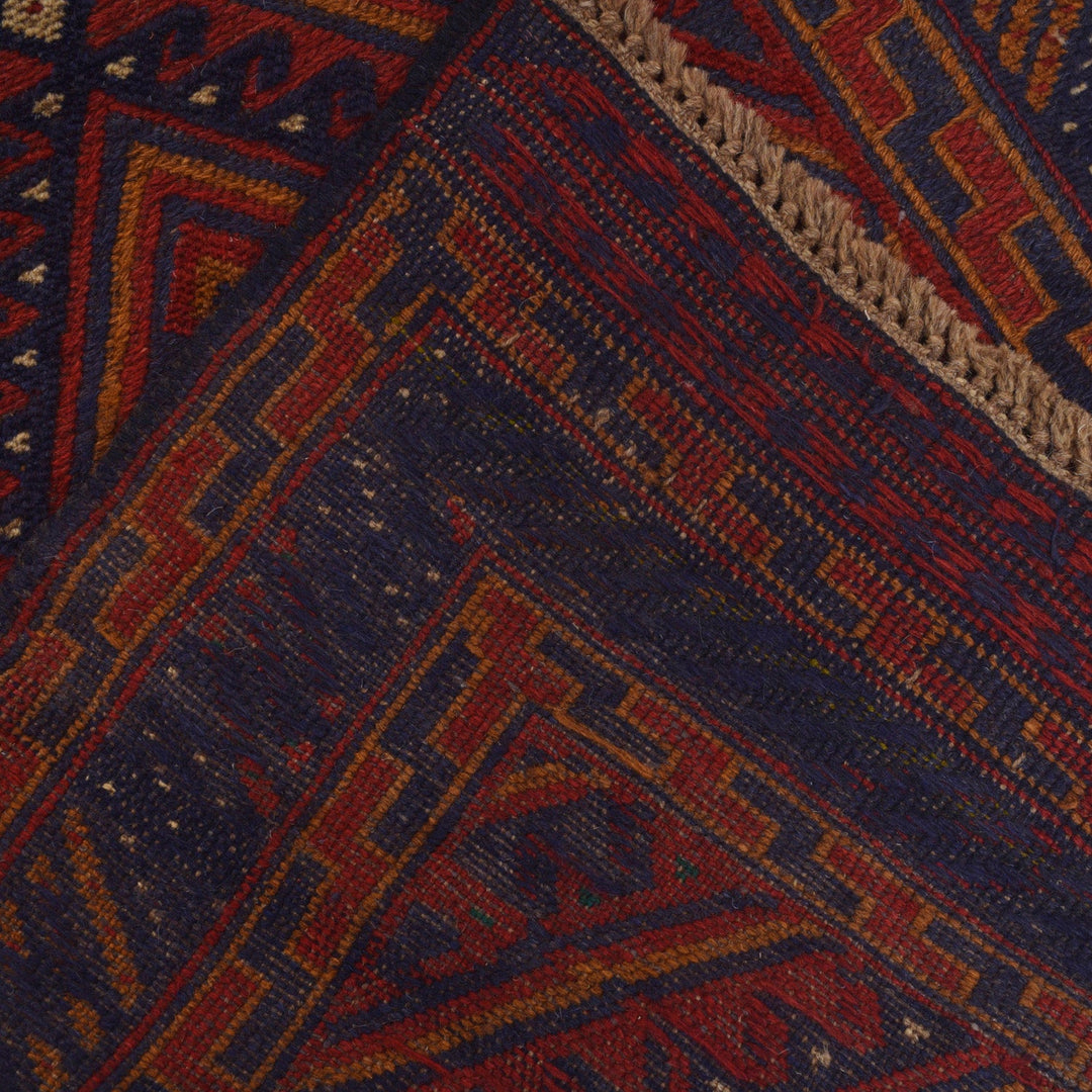 Hand Knotted Mashwani Runner 2' 7" x 12' 4" - No. AL57475