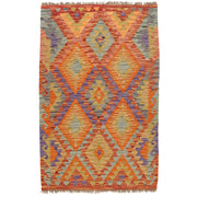 Handmade Vegetable Kilim 3' 2" x 5' 1" - No. AL61163