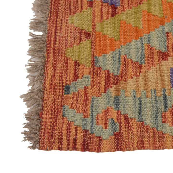 Handmade Vegetable Kilim 3' 2" x 5' 1" - No. AL61163