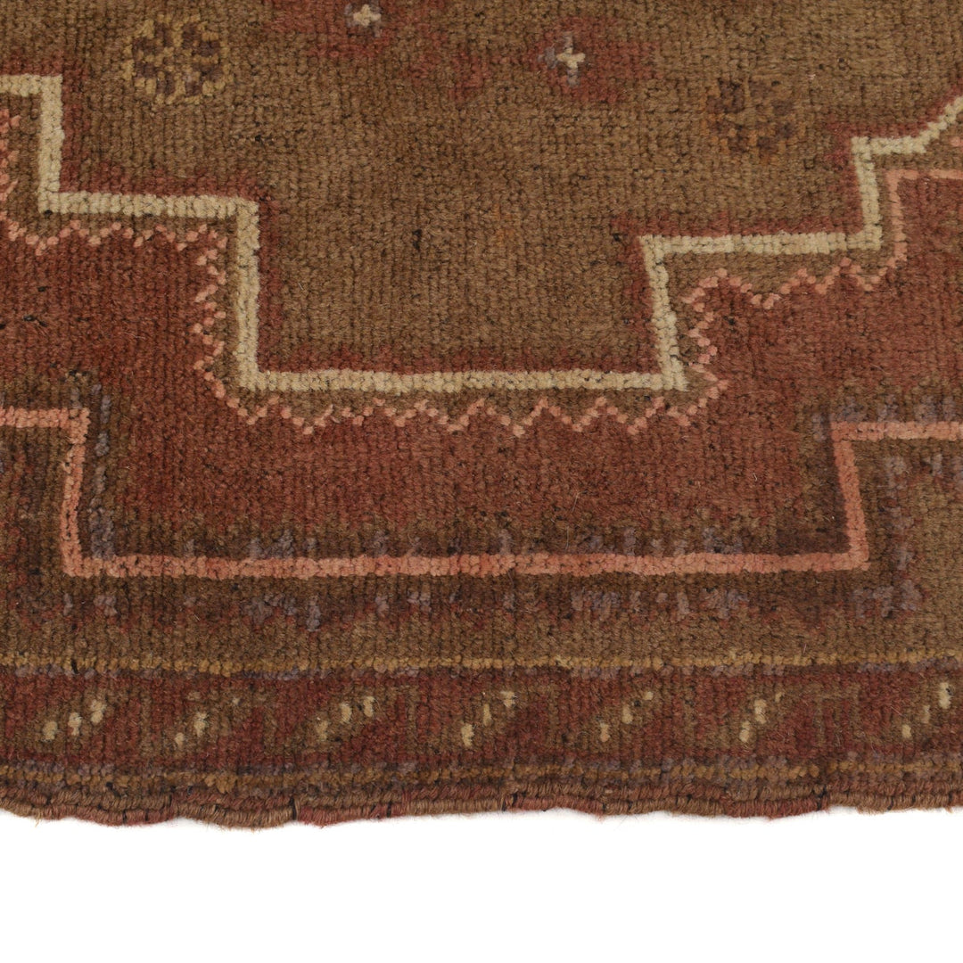Brown Color Overdyed Area Rug 3' 0" x 4' 9" - No. AL39968
