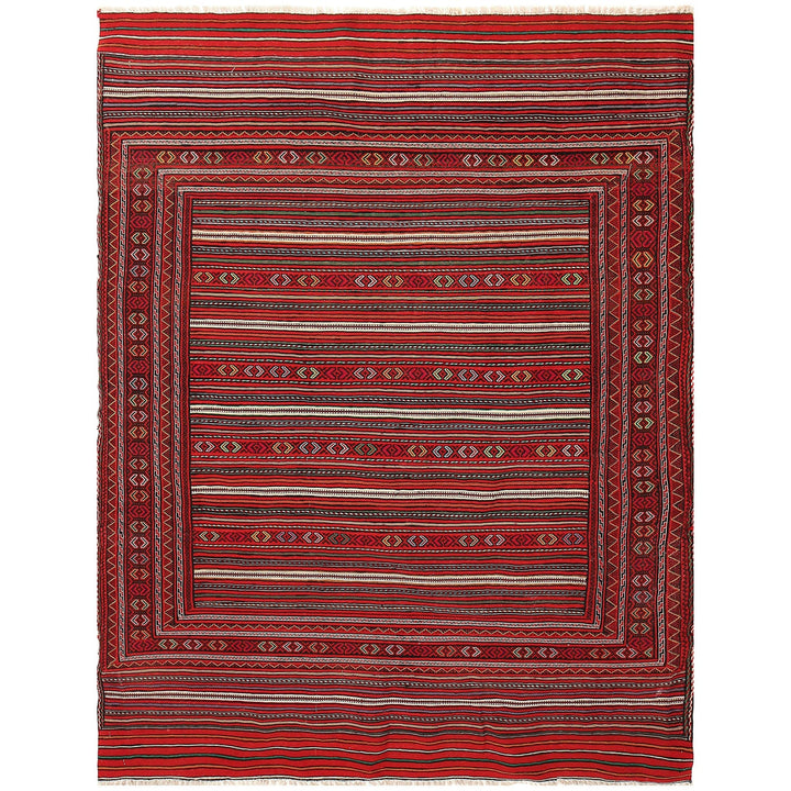 Handmade Flatweave Kilim 4' 9" x 6' 3" - No. AL26576