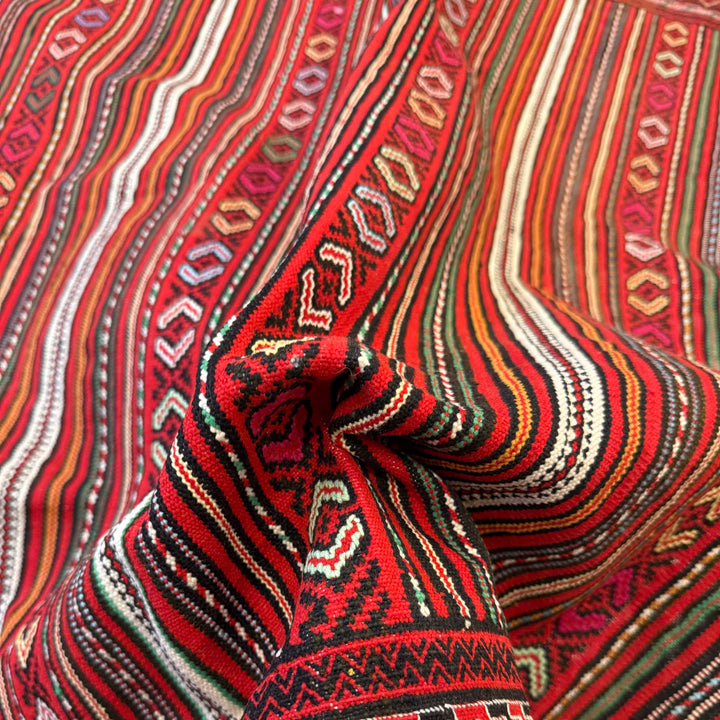 Afghan Kilim Rug 4' 9" x 6' 3" Flat-Weave | No. AL26576