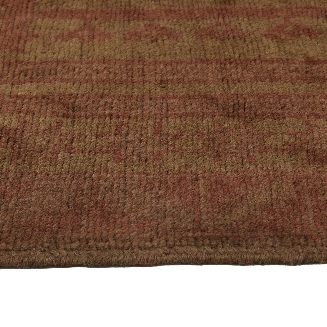 Brown Color Overdyed Area Rug 3' 0" x 4' 6" - No. AL80845