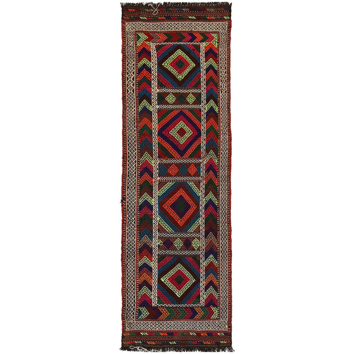 Tribal Afghan Suzani Kilim Runner 2' 0" x 6' 3" - No. AL75271