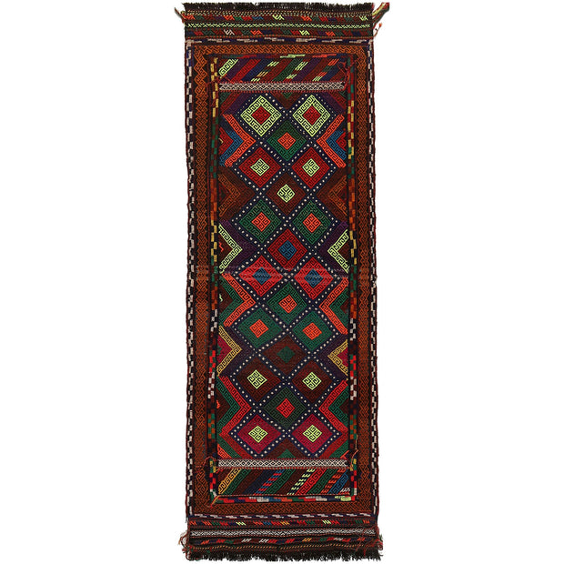 Tribal Afghan Suzani Kilim Runner 2' 4" x 6' 8" - No. AL83983