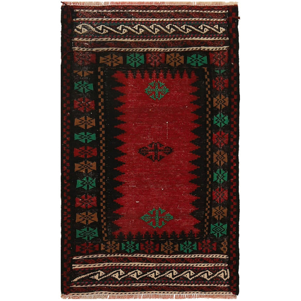 Handmade Table Sheet Kilim Runner 2' 1" x 3' 7" - No. AL45097