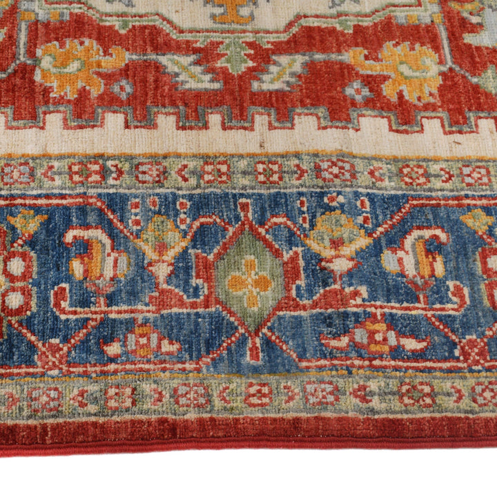 Hand Knotted Heriz Rug 5' 0" x 6' 6" - No. AL23731