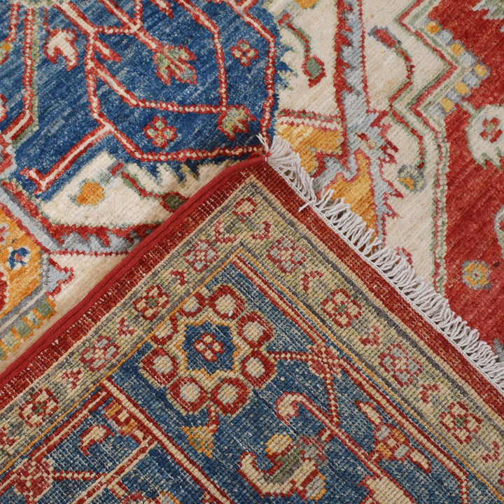 Hand Knotted Heriz Rug 5' 0" x 6' 6" - No. AL23731