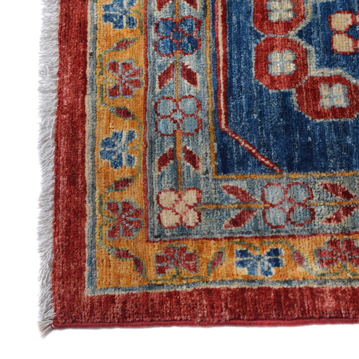 Afghan Heriz Rug 9'11" x 13'10" Hand-Knotted view