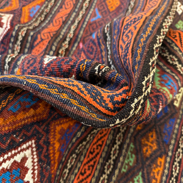 Afghan Laghari Kilim Rug 4' 4" x 6' 6" Flat-Weave | No. AL29119