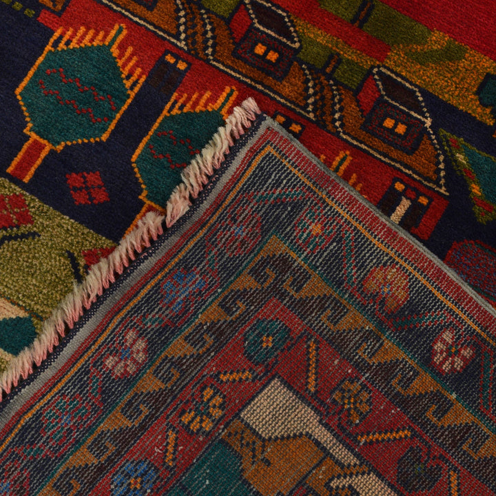 Handmade Pictorial Carpet 2' 11" x 4' 8" - No. AL30119