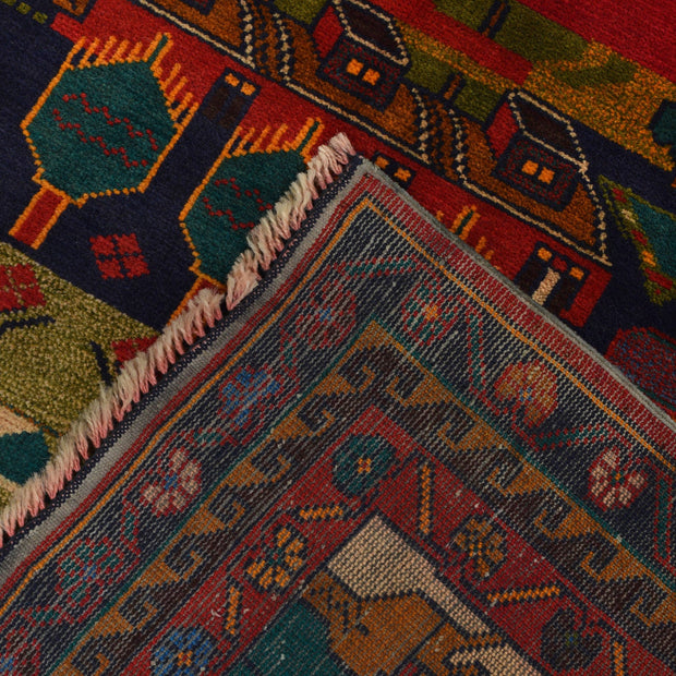 Handmade Pictorial Carpet 2' 11" x 4' 8" - No. AL30119