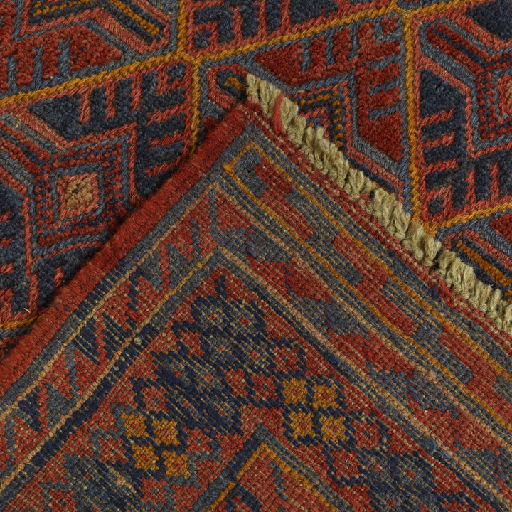 Handmade Wool Mushwani Rug 6' 11" x 9' 2" - No. AL65181