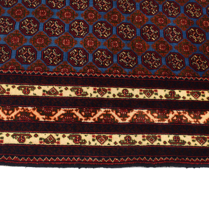 Navy Blue Color Khoja Roshnai Area Rug 3' 1" x 4' 9" - No. AL98414