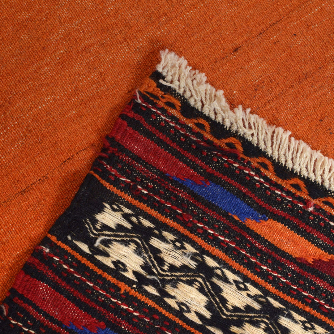 Handmade Table Sheet Kilim Runner 2' 4" x 4' 11" - No. AL93671