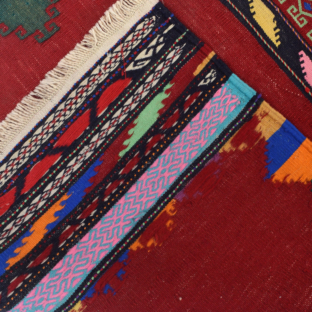 Hand Knotted Sufra Kilem Runner 2' 6" x 4' 10" - No. AL68754