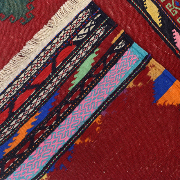 Hand Knotted Sufra Kilem Runner 2' 6" x 4' 10" - No. AL68754