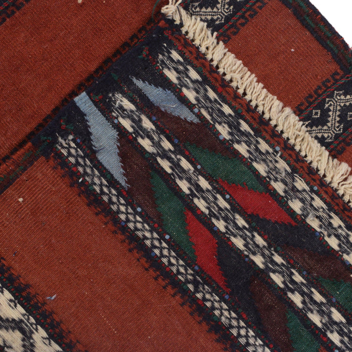 Handmade Table Sheet Kilim Runner 1' 10" x 4' 0" - No. AL80145
