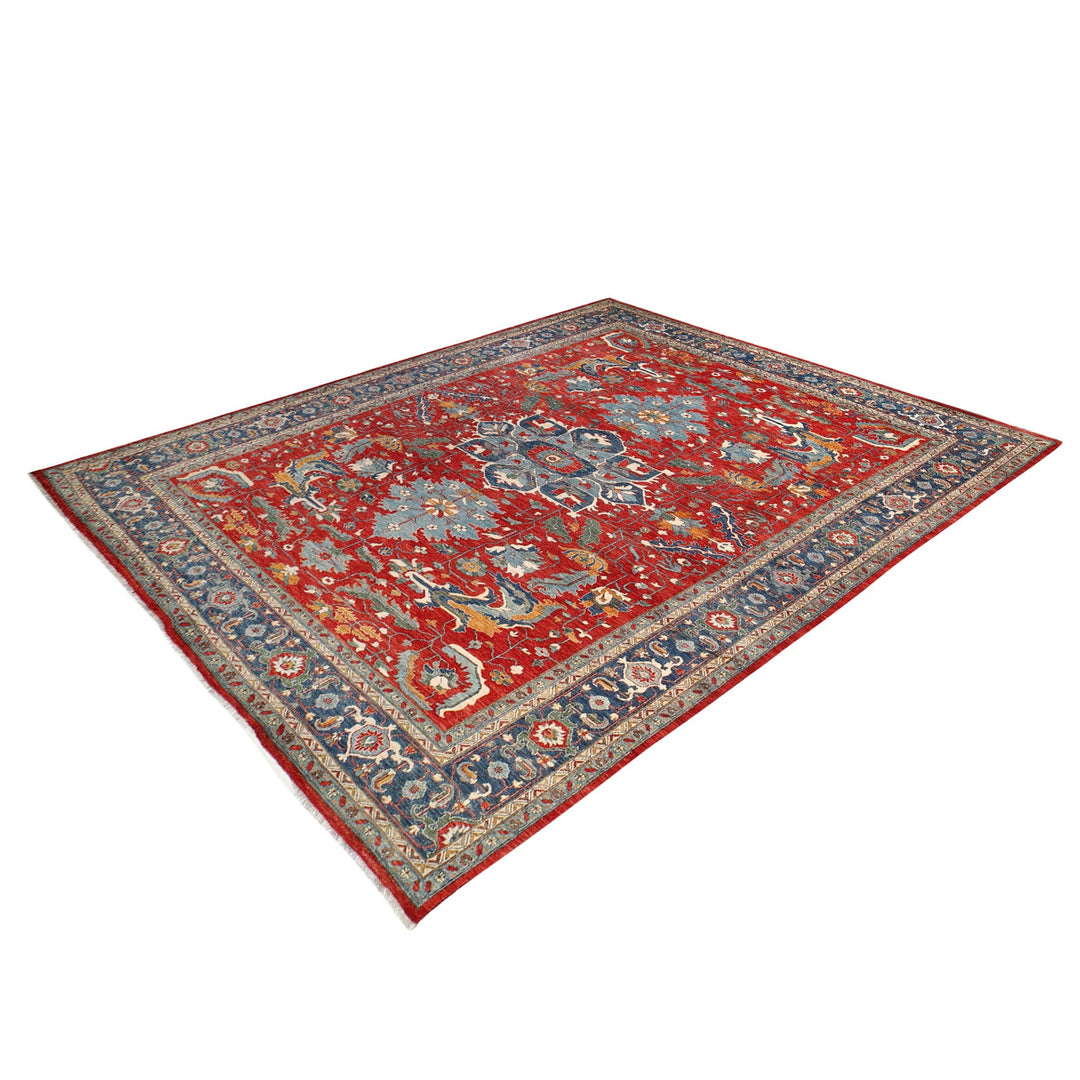 Red Color Heriz Design Rug 9' 10" x 14' 1" - No. AL81508