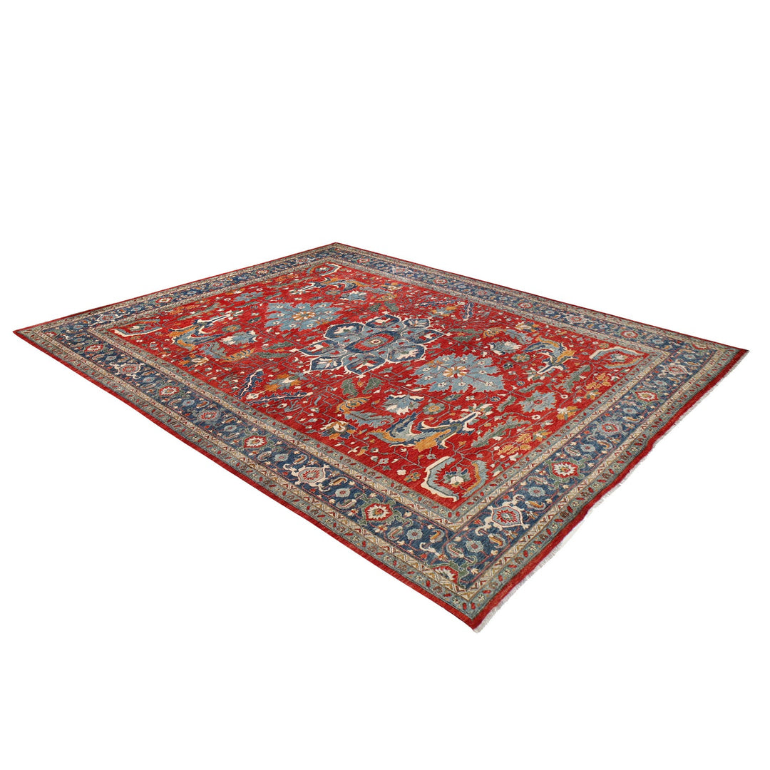 Red Color Heriz Design Rug 9' 10" x 14' 1" - No. AL81508