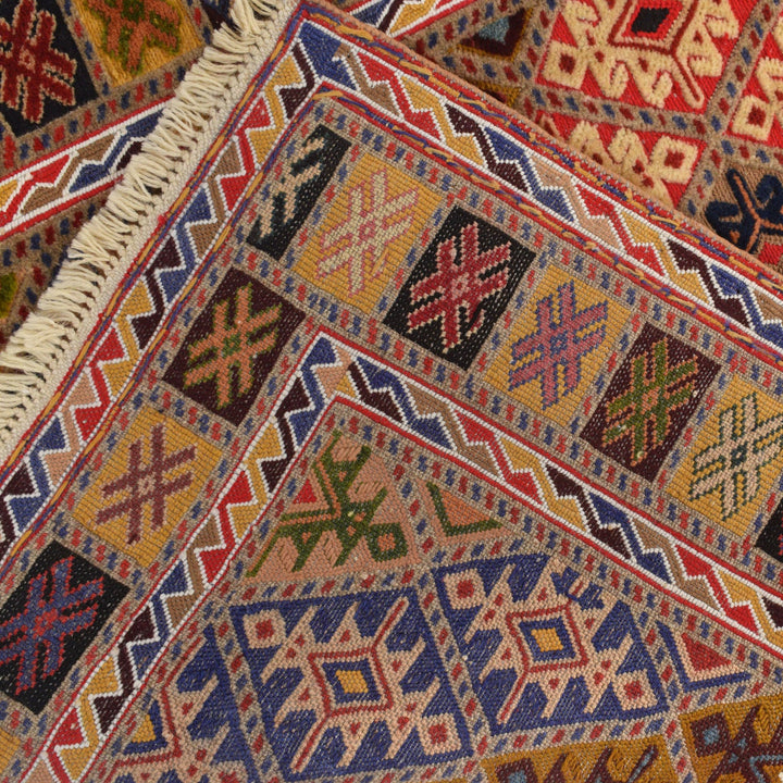 Handmade Nakhunak Kilim Rug 2' 8" x 3' 8" - No. AL29312