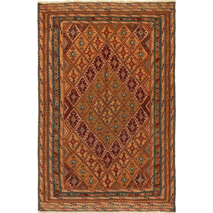 Hand Knotted Luxury Kilim Rug 3' 2" x 4' 12" - No. AL95060