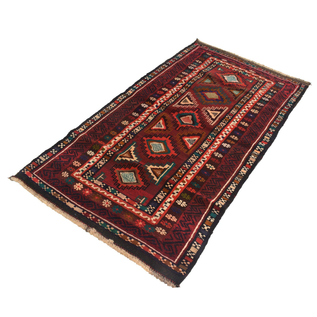 Tribal Baloch Rug 3' 6" x 6' 0" - No. AL49230