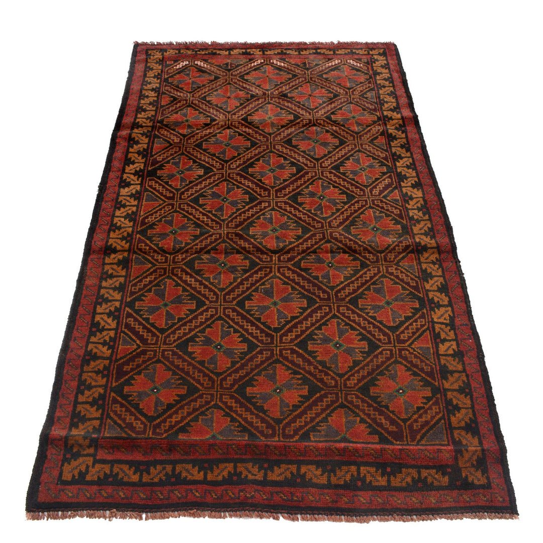 Tribal Baloch Rug 3' 5" x 6' 3" - No. AL42349