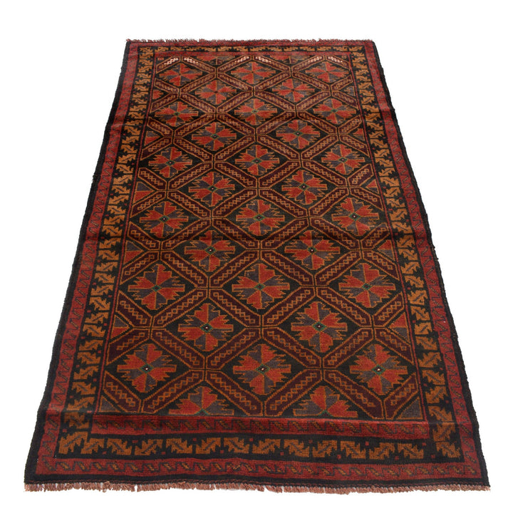 Tribal Baloch Rug 3' 5" x 6' 3" - No. AL42349