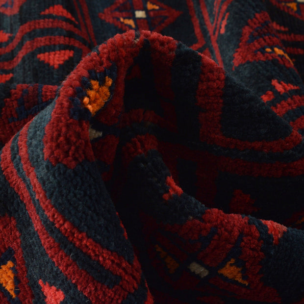 Tribal Baloch Rug 4' 2" x 5' 11" - No. AL68607