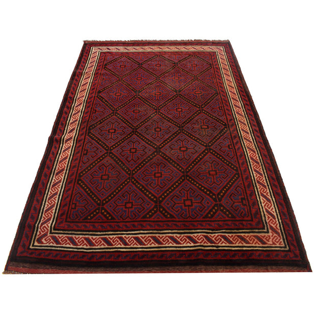 Hand Knotted Baluchi Rug 4' 11" x 7' 6" - No. AL18295